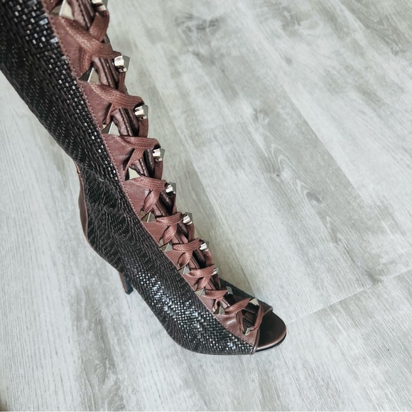 SCHUTZ Shoes - Schutz Leather Lace Up Boots